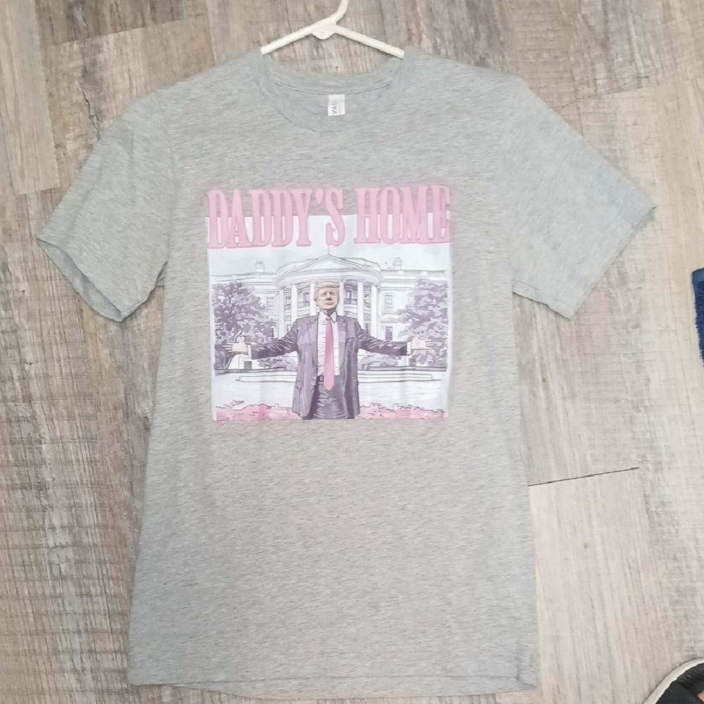 Bella Canvas Heather Gray President Trump T-Shirt